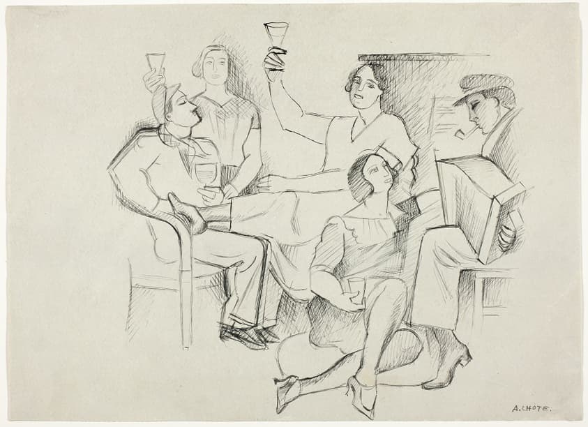 "Cabaret Scene" by André Lhote